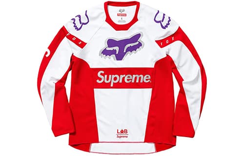 Футболка Supreme SS18 x Fox Racing Moto Jersey Top Red T - изображение 1