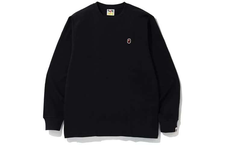 Футболка A BATHING APE Head One Point Ls Tee LogoT - изображение 1