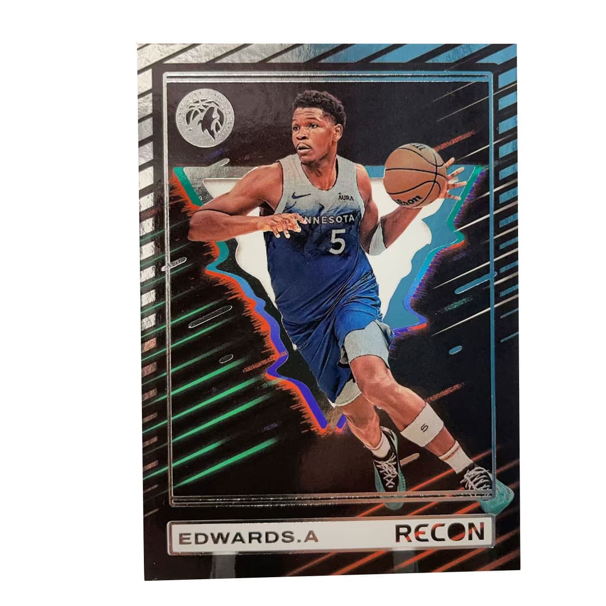 Коллекционные карточки PANINI 2023 24 Timberwolves Энтони Эдвардс Хузи Команда Знаменитость Толстая карта Карта Товар Спортивные карты 1 шт - изображение 1