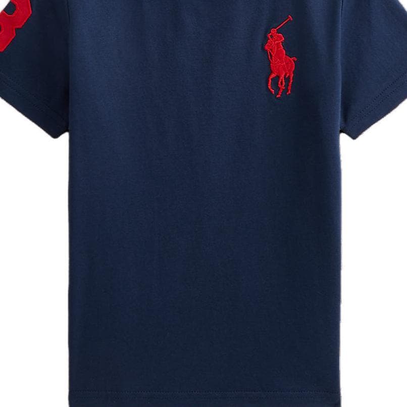 Футболка Polo Ralph Lauren T-рубашка SS23 синяя детская - изображение 3