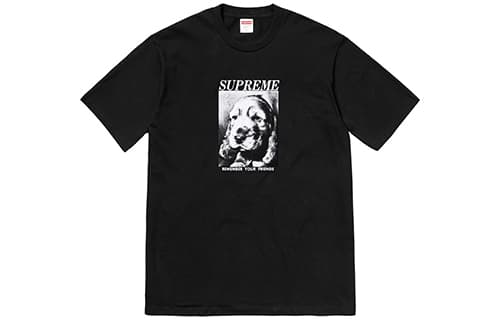 Футболка Supreme FW18 Remember Tee Black T - изображение 1