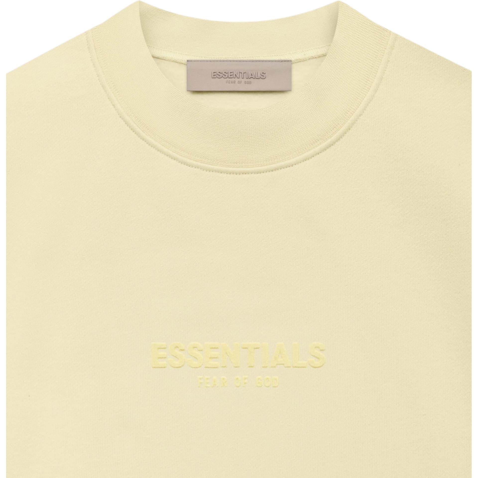 Худи Fear of God Essentials FW22 Relaxed Crewneck Canary - изображение 3