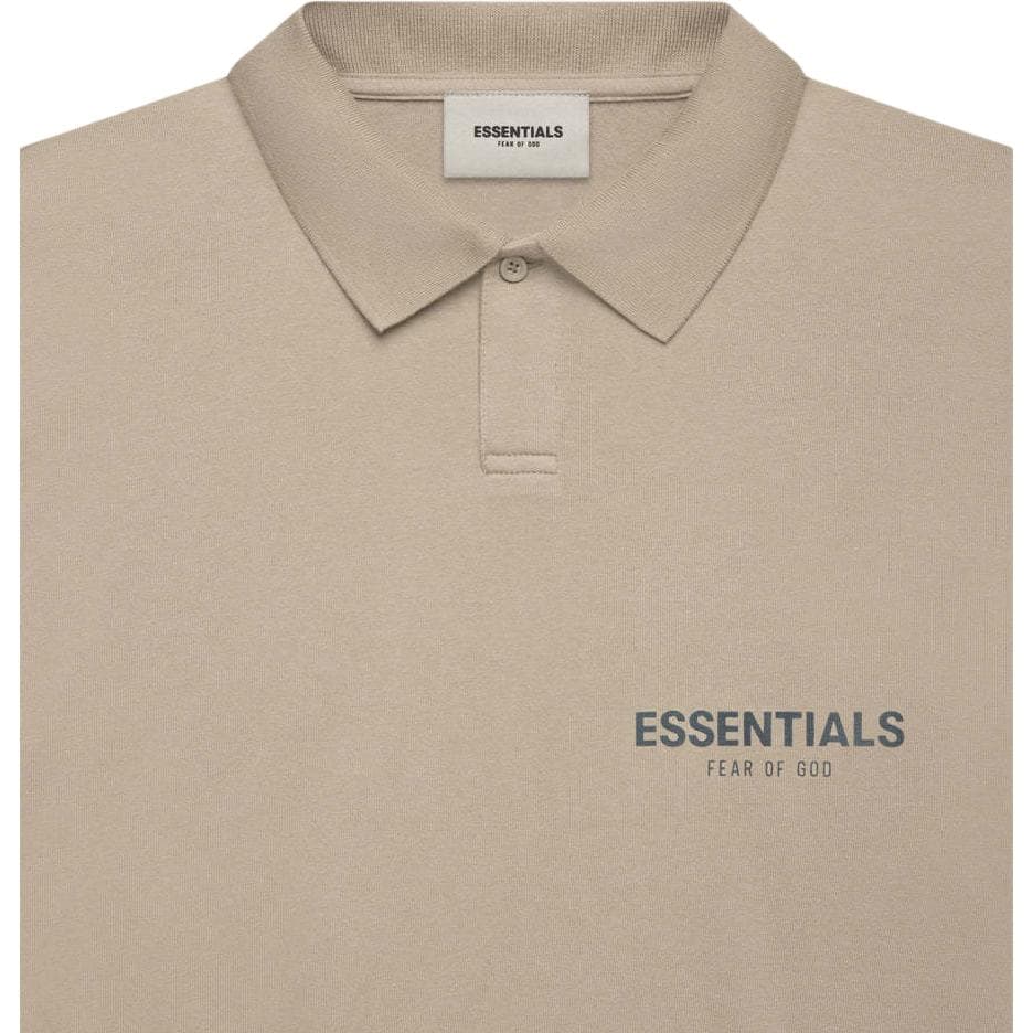 Поло Fear of God Essentials FW21 SS Polo StringTan Logopolo - изображение 3