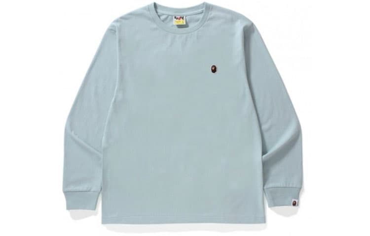 Футболка A BATHING APE Head One Point Ls Tee LogoT - изображение 9