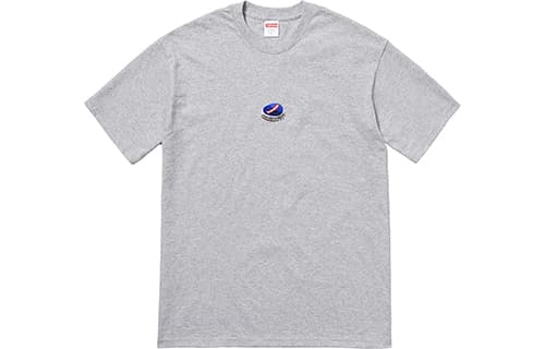 Футболка Supreme FW18 Bottle Cap Tee Heather Grey - изображение 1