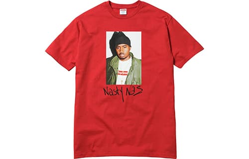 Футболка Supreme FW17 Nas Tee Red T - изображение 1