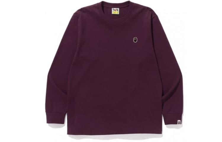 Футболка A BATHING APE Head One Point Ls Tee LogoT - изображение 12