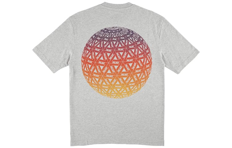 Футболка PALACE Globular T-Shirt Grey - изображение 1