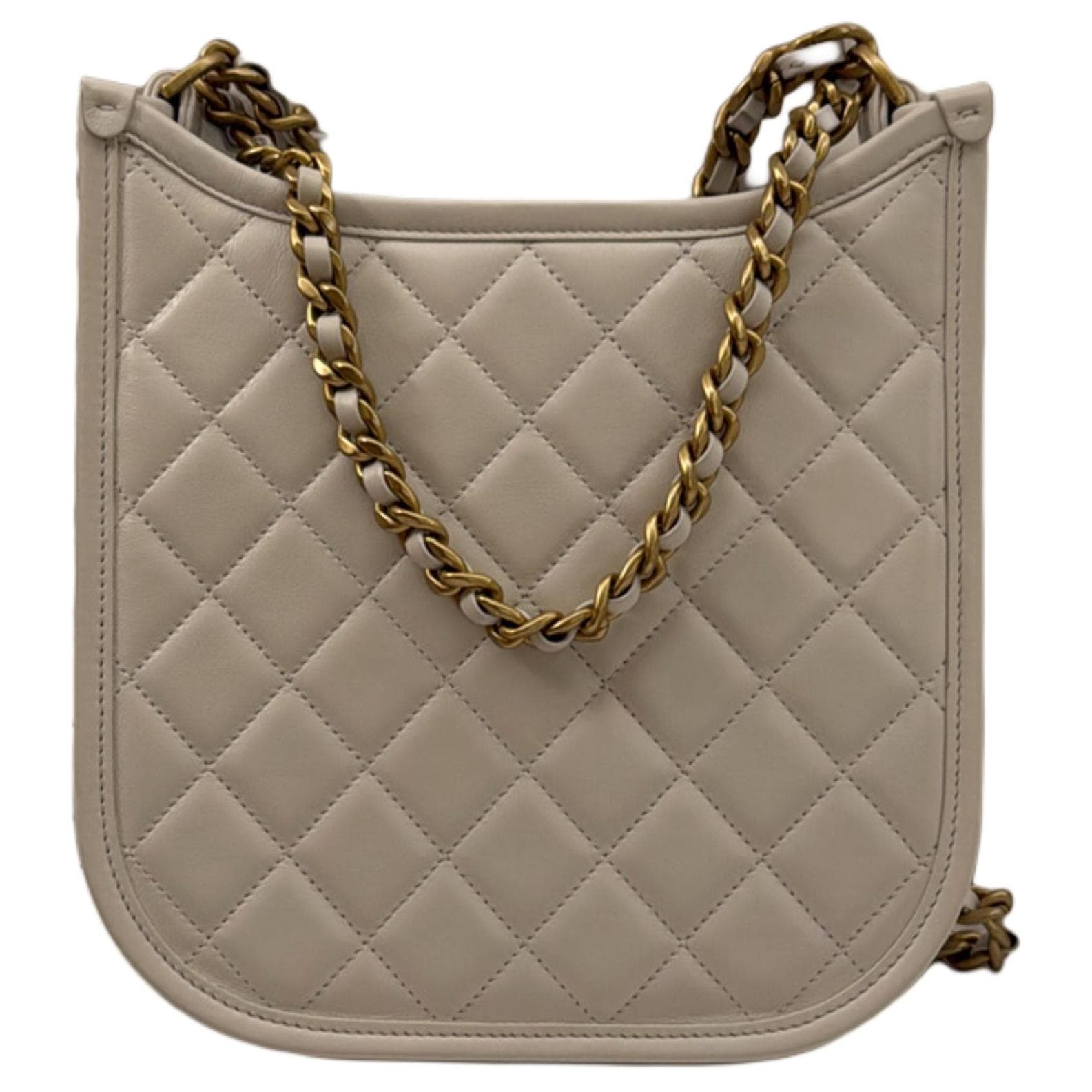 Сумка через плечо CHANEL 24S Logo Hobo - изображение 3