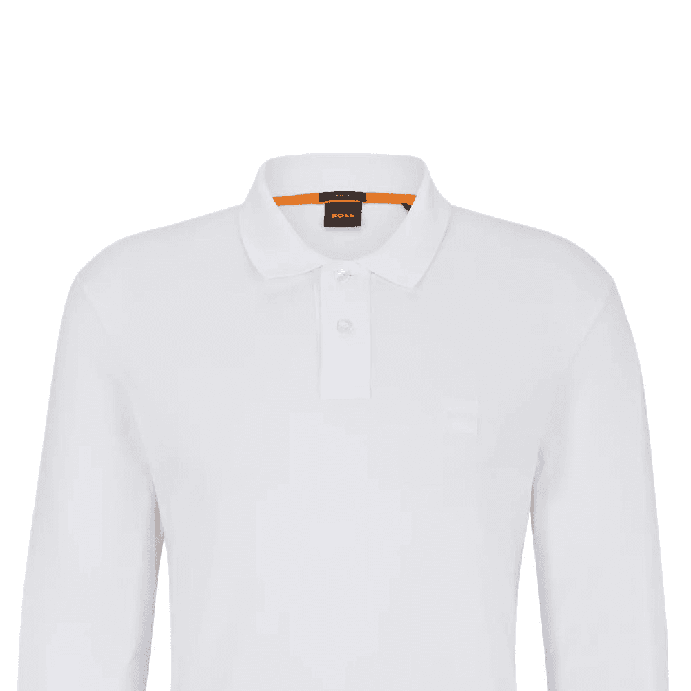 Поло HUGO BOSS Stretch-Cotton Polo Shirt With Logo Patch Polo - изображение 5