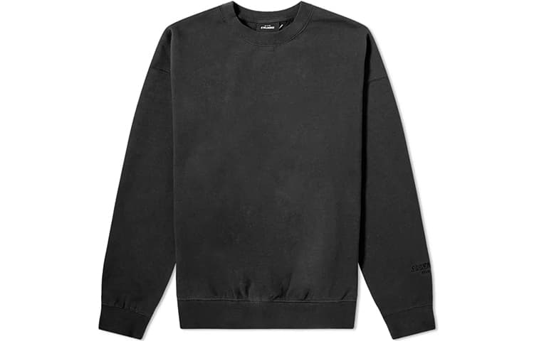 Худи Fear of God Essentials FW19 Reflective Crew Sweat Black - изображение 1