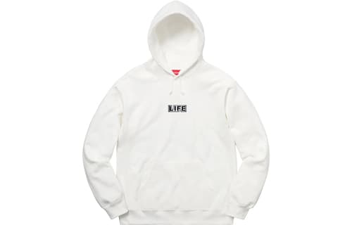 Кофта Supreme SS19 Gilbert x George Life Hooded Sweatshirt White - изображение 1