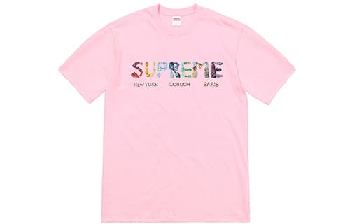 Футболка Supreme Rocks Tee Light Pink - изображение 1