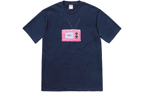 Футболка Supreme SS18 TV Tee Navy - изображение 1