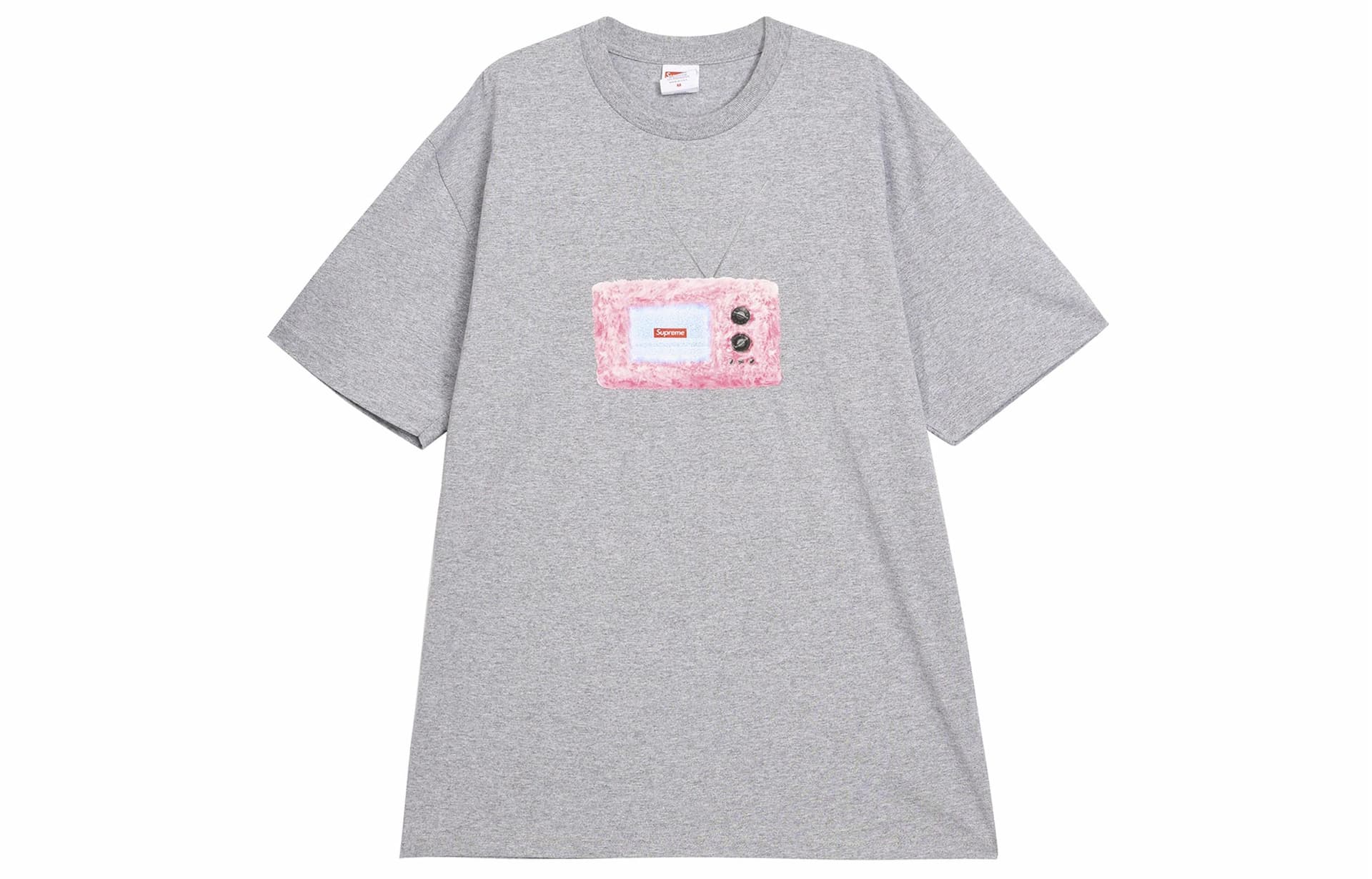 Футболка Supreme SS18 TV Tee Heather Grey - изображение 1