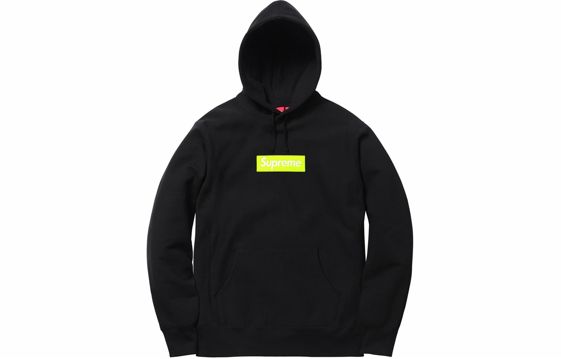 Кофта Supreme FW17 Box Logo Hooded Sweatshirt Black - изображение 1