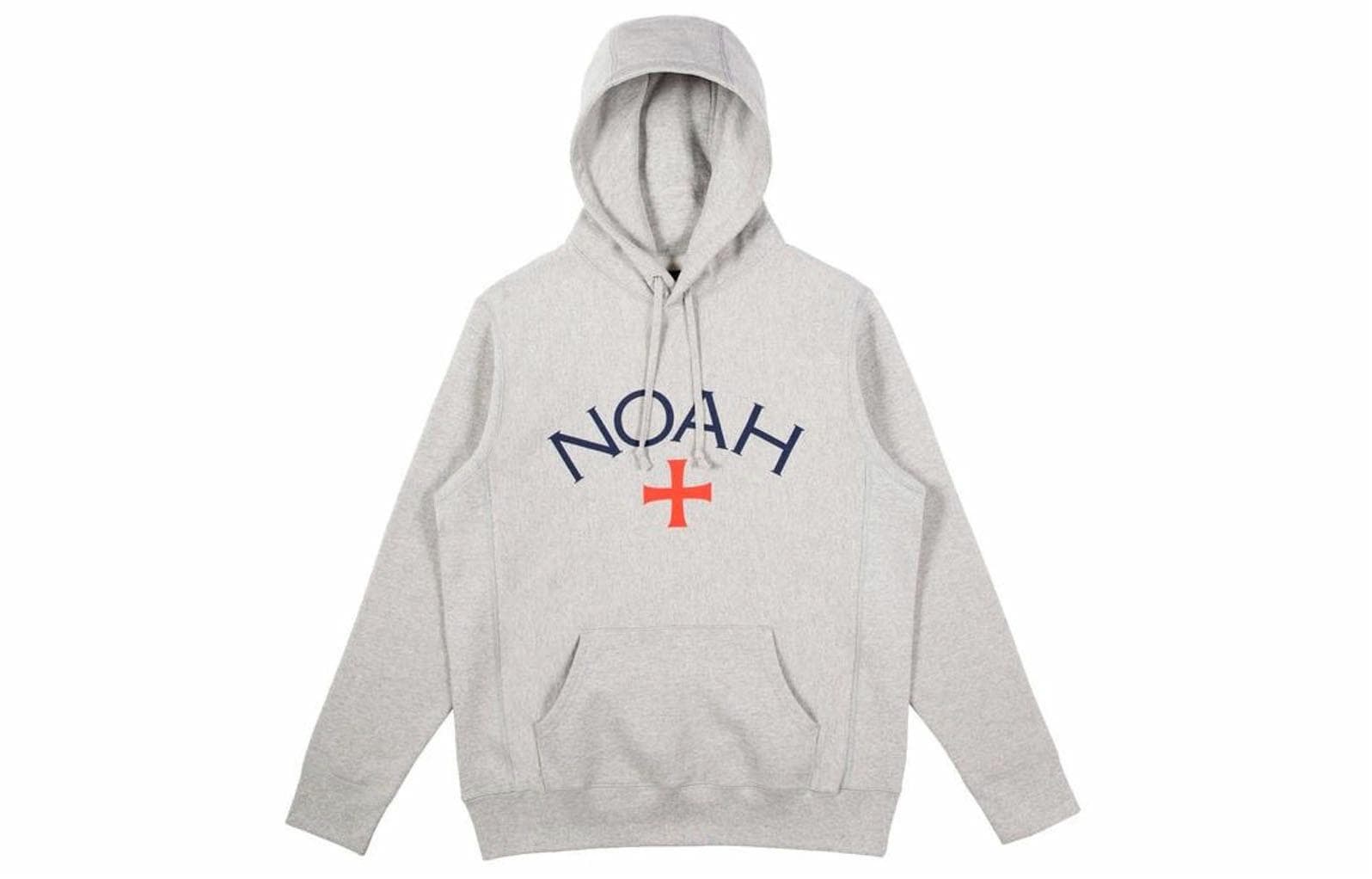 Худи NOAH Core Logo Hoodie Heather Grey - изображение 1