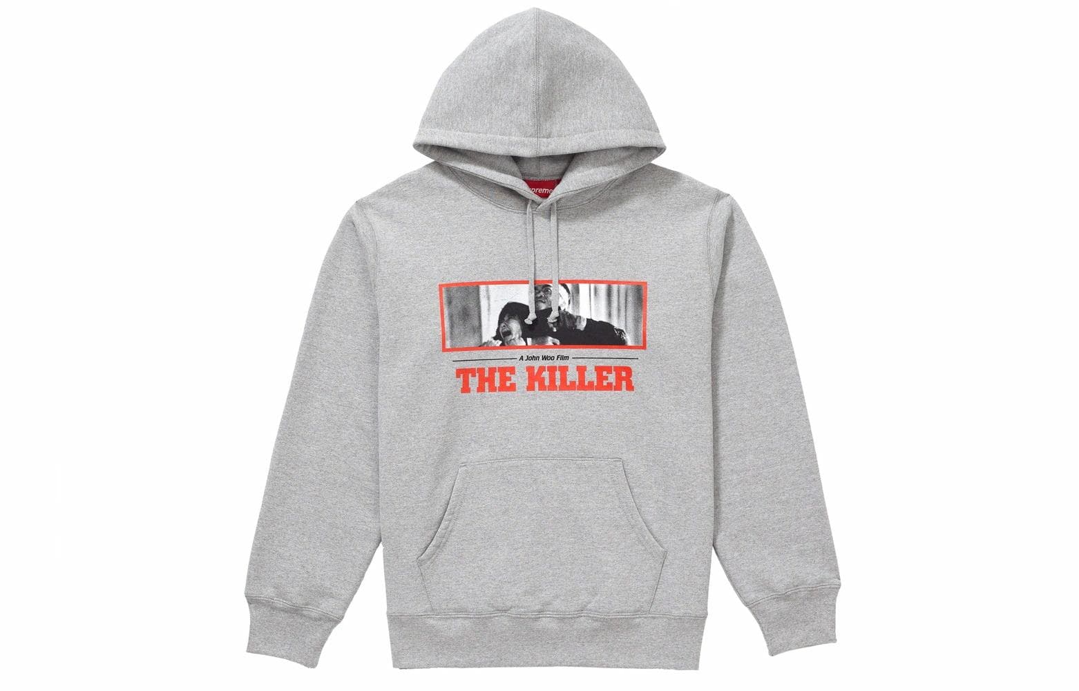 Кофта Supreme FW18 The Killer Hooded Sweatshirt Heather Grey - изображение 1