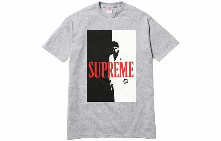 Футболка Supreme x Scarface Split Tee Heather Grey - изображение 1