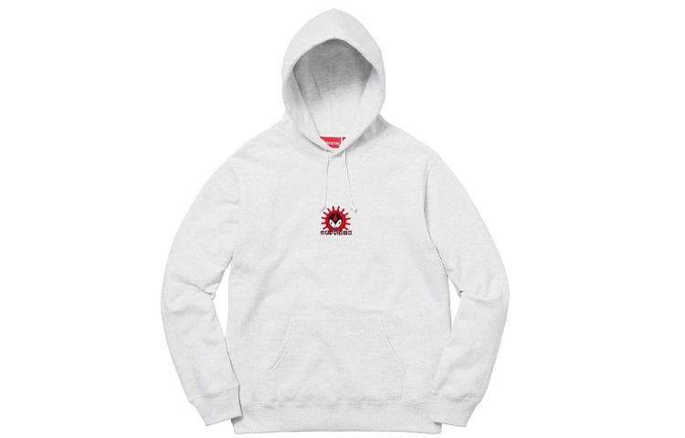 Кофта Supreme FW18 Vampire Hooded Sweatshirt Ash Grey - изображение 1
