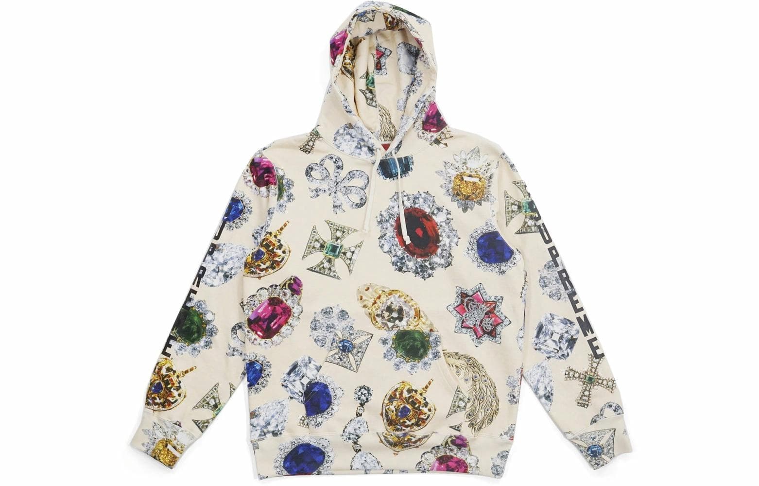 Кофта Supreme Jewels Hooded Sweatshirt Cream - изображение 1