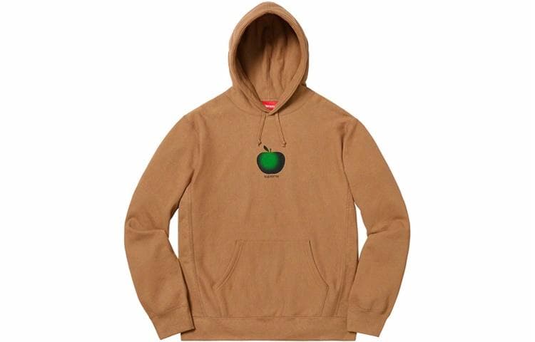 Кофта Supreme SS19 Apple Hooded Sweatshirt Brown - изображение 1