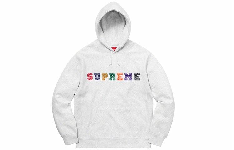 Кофта Supreme FW19 The Most Hooded Sweatshirt Grey - изображение 1