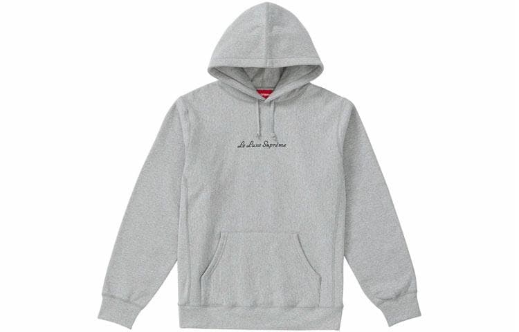 Кофта Supreme Le Luxe Hooded Sweatshirt Heather Grey - изображение 1