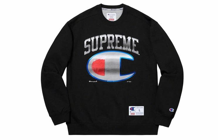 Худи Supreme x Champion Chrome Crewneck - изображение 1