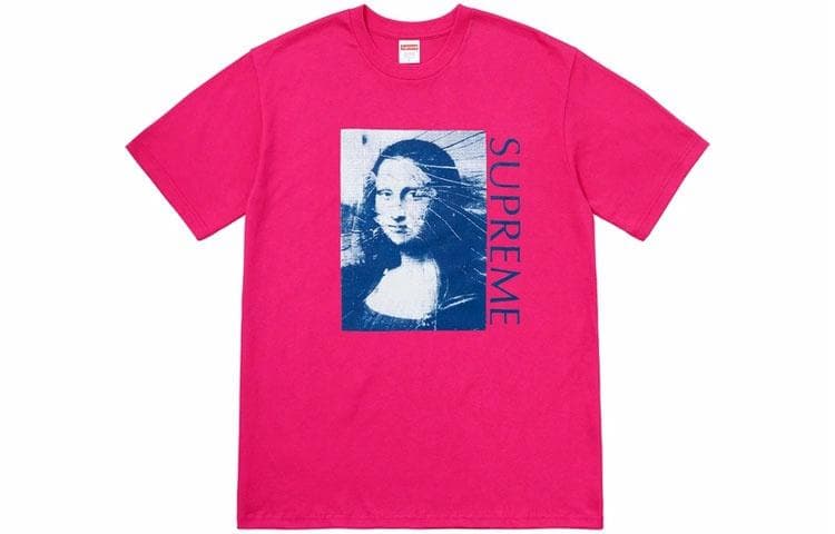 Футболка Supreme SS18 Mona Lisa Tee Hot Pink - изображение 1