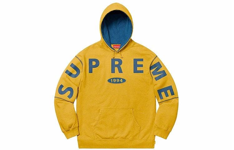 Кофта Supreme FW19 Week 1 Spread Logo Hooded Sweatshirt Logo - изображение 1