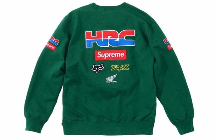 Худи Supreme x Honda x Fox Racing Crewneck - изображение 1
