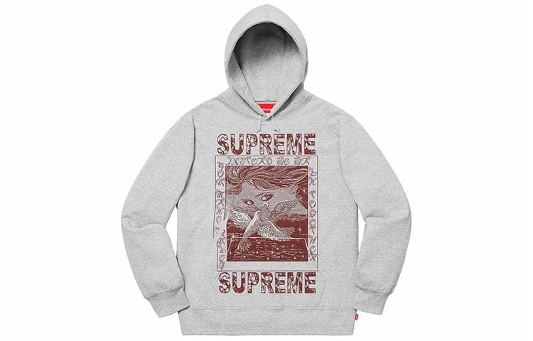 Кофта Supreme FW19 Doves Hooded Sweatshirt - изображение 1