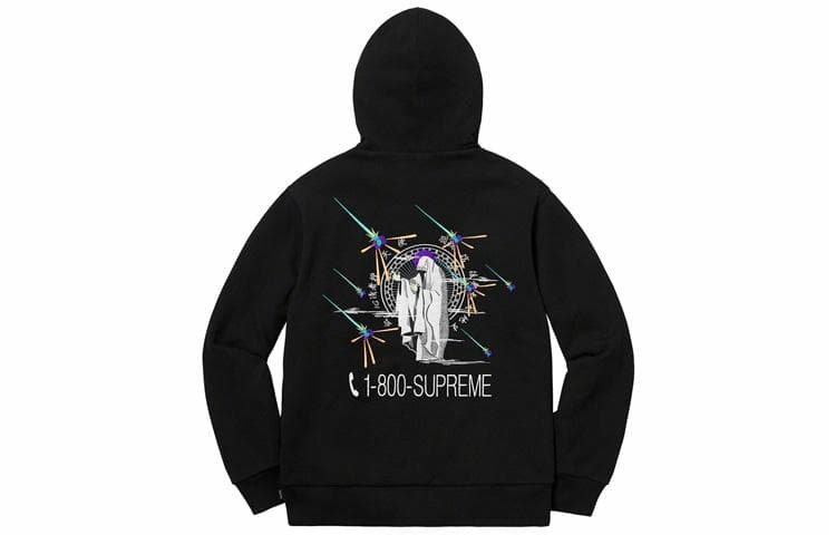 Кофта Supreme FW19 Week 6 1-800 Hooded Sweatshirt - изображение 1