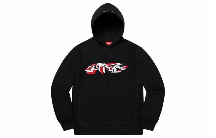 Кофта Supreme FW19 Delta Logo Hooded Sweatshirt - изображение 1