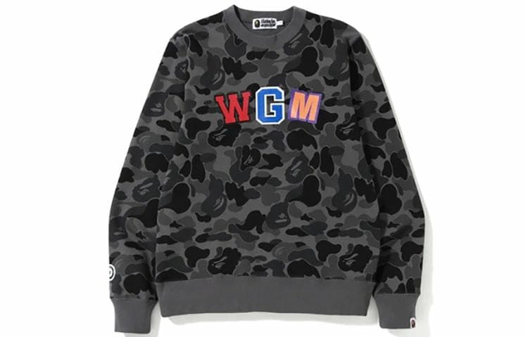 Худи A BATHING APE Camo Shark Crewneck - изображение 1