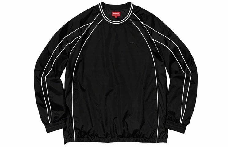 Худи Supreme FW19 Piping Warm Up Pullover - изображение 1
