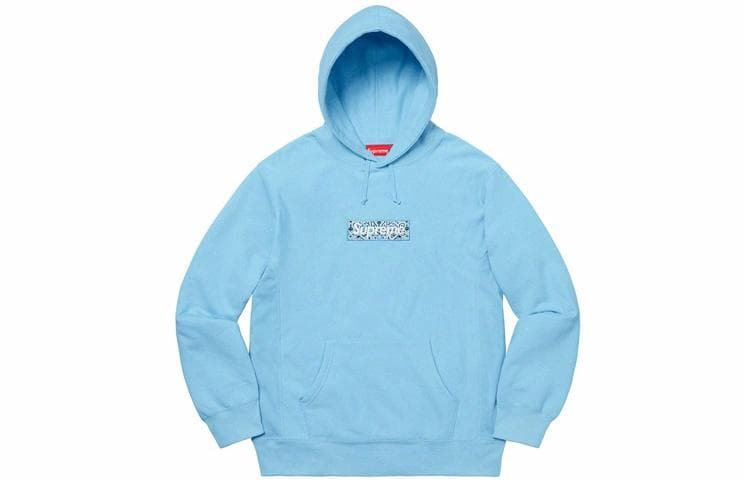Кофта Supreme Bandana Box Logo Hooded Sweatshirt - изображение 1
