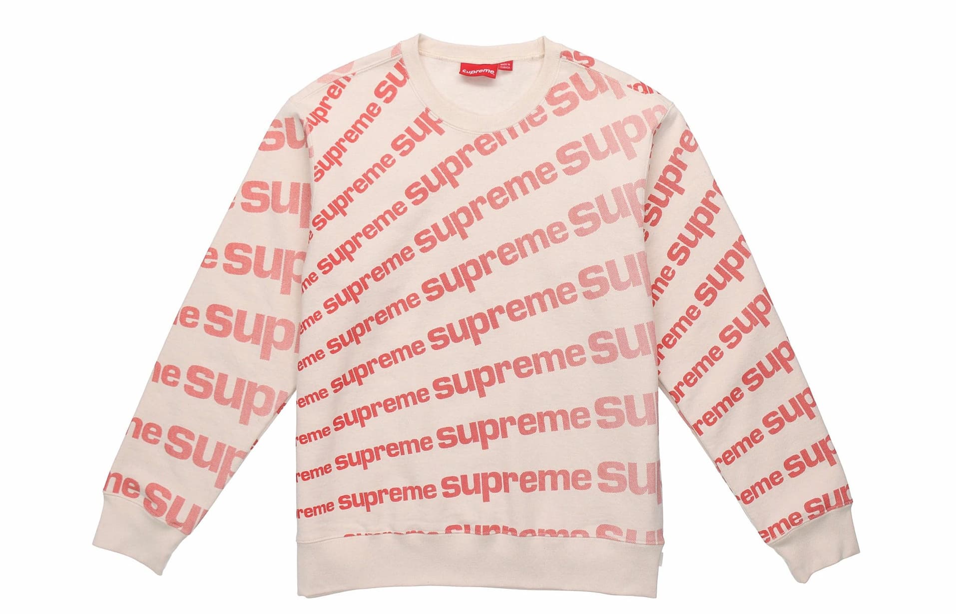 Худи Supreme SS20 Week 1 Radial Crewneck Logo - изображение 1