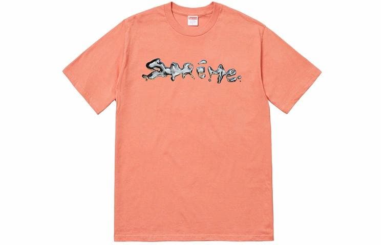 Футболка Supreme FW18 Liquid Tee Terra Cotta logoT - изображение 1