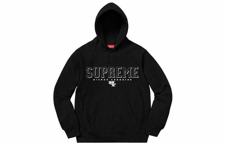 Кофта Supreme Gems Hooded Sweatshirt Black - изображение 1