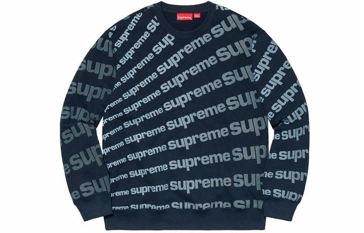 Худи Supreme SS20 Week 1 Radial Crewneck Logo - изображение 1