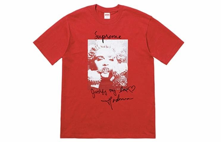 Футболка Supreme FW18 Madonna Tee Red - изображение 1