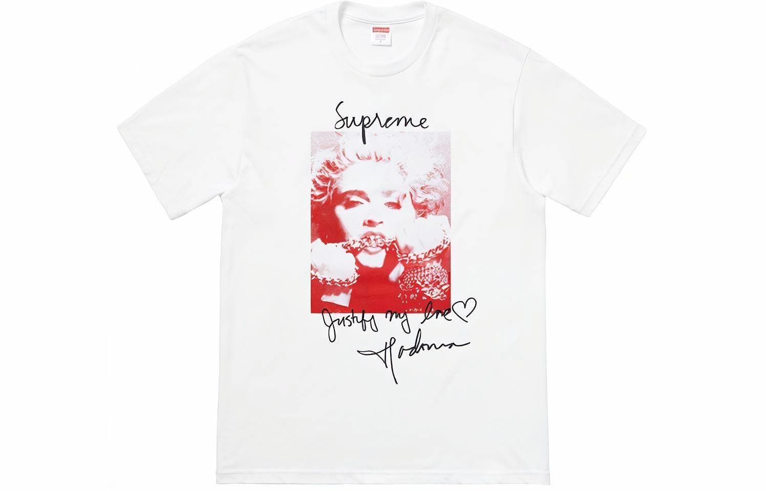 Футболка Supreme FW18 Madonna Tee White - изображение 1