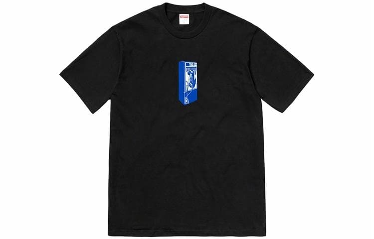 Футболка Supreme FW18 Payphone Tee Black - изображение 1