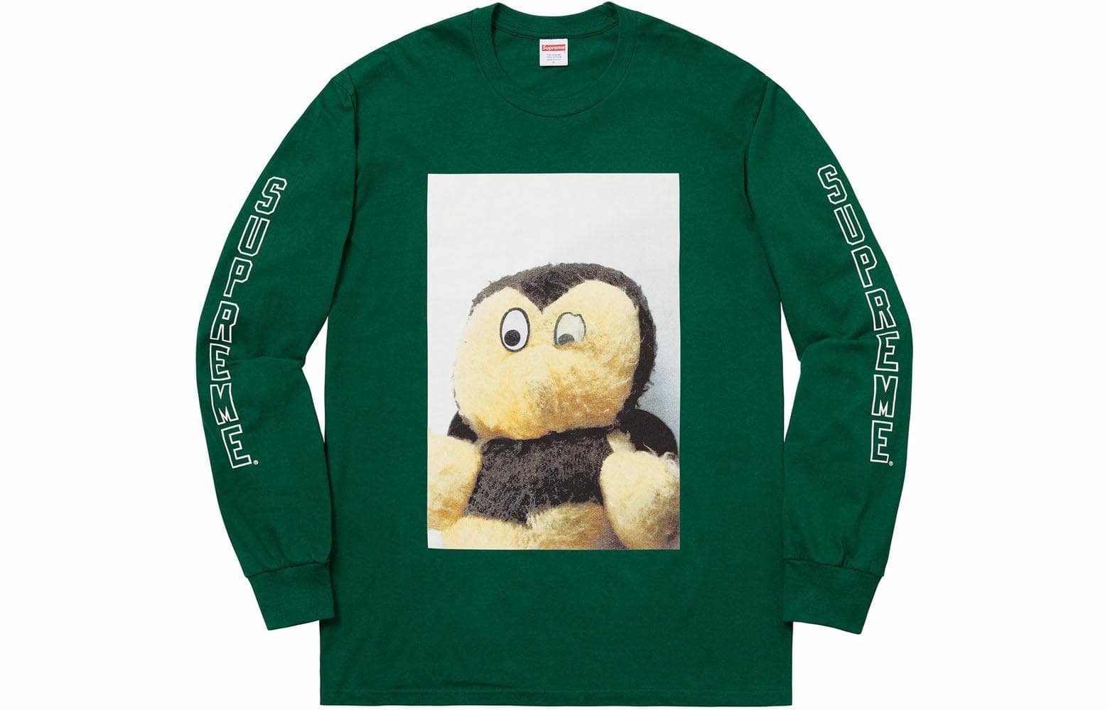 Футболка Supreme FW18 Mike Kelley AhhYouth LS Tee Dark Green T - изображение 1
