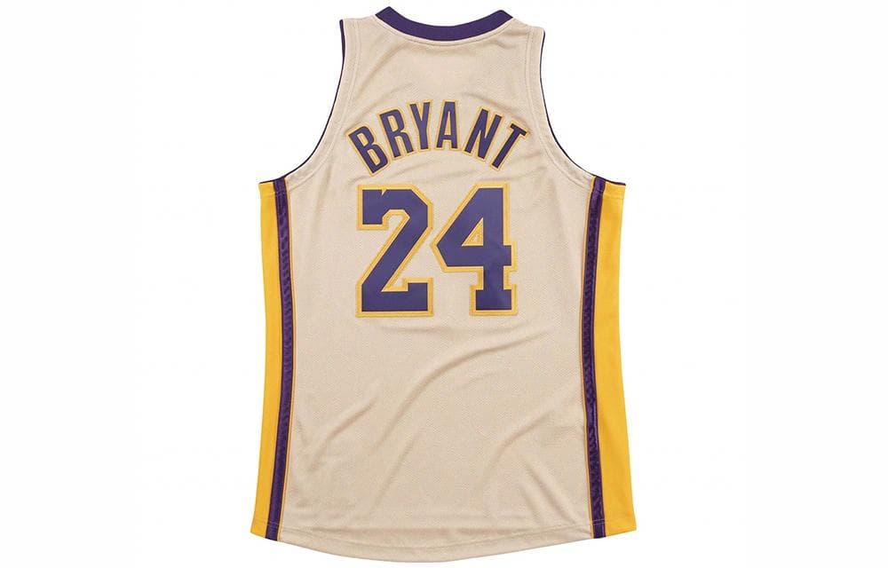 Баскетбольная майка Mitchell Ness Los Angeles Lakers 2008-09 Kobe Bryant Authentic MN AU 24 - изображение 2