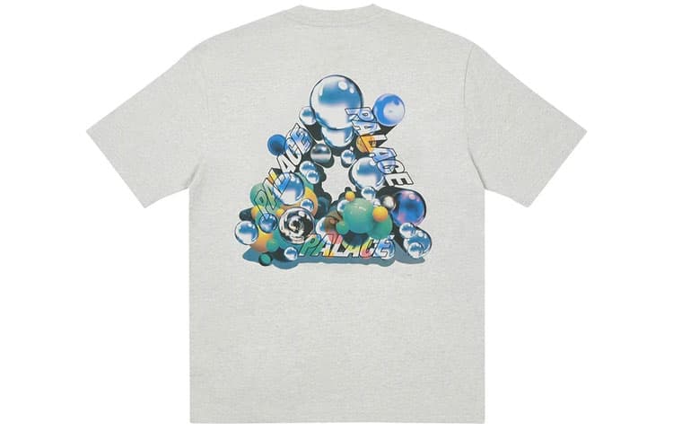 Футболка PALACE FW21 Bubbling T-shirt Grey Marl T - изображение 1