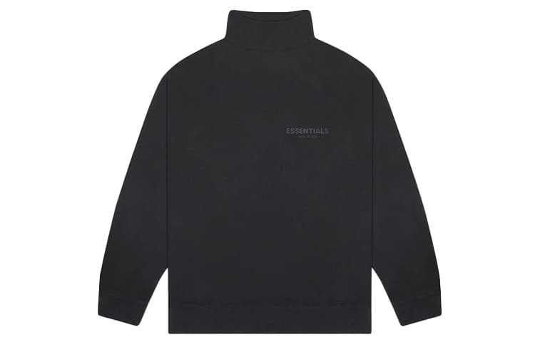 Худи Fear of God Essentials FW20 Half Collar Sweater Black - изображение 1
