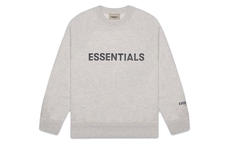 Кофта Fear of God Essentials FW20 Crew Neck Sweatshirt Heather Oat - изображение 1
